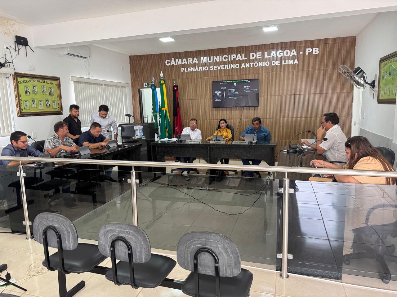 Câmara Municipal de Lagoa inicia os trabalhos legislativos de 2025 com sessão ordinária.