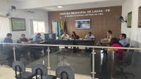 hoje 19 de dezembro a Câmara Municipal de Lagoa-PB, realizou Sessão Ordinária de encerramento do período Legislativo.